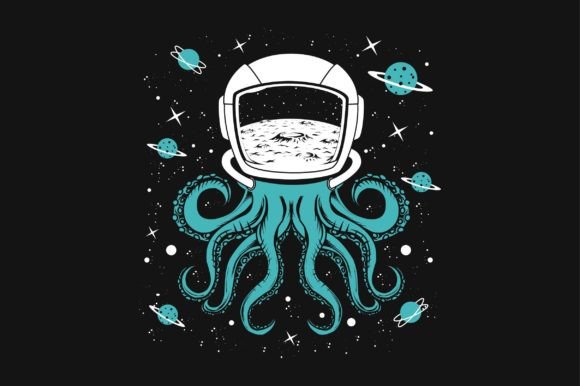 Astronaut Octopus Space SVG T-shirt Review