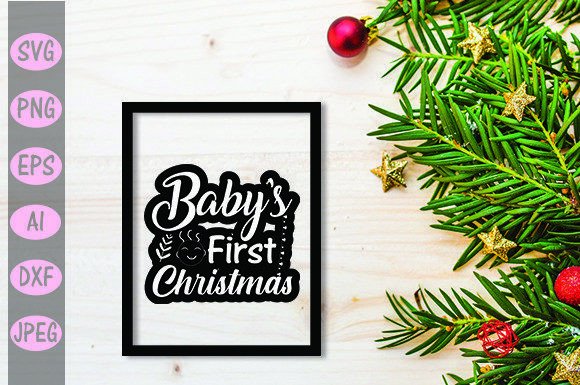 Baby's First Christmas SVG Design Review