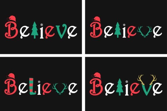 Believe Christmas SVG Vector T-shirt Review