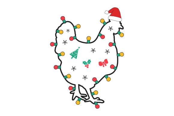 Chicken Christmas Light SVG Sublimation Review