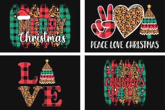 Christmas Animal Patterns SVG Vector Review