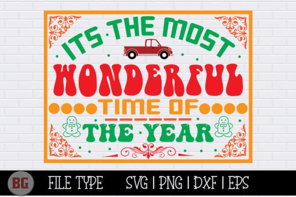 Christmas SVG - Its the Most Wonderful