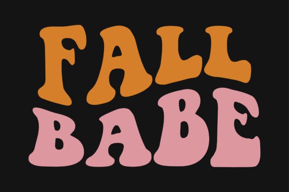 Fall Babe Retro Wavy SVG Vector T-shirt Review