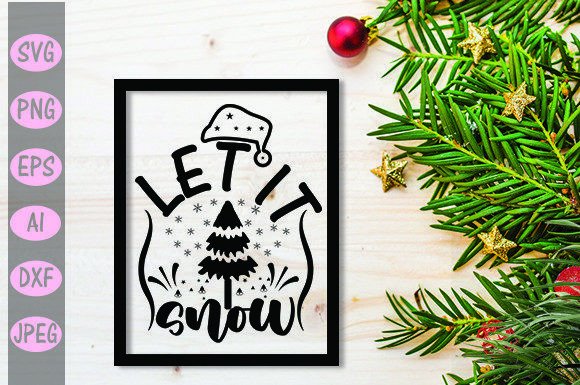 Let It Snow SVG Design Review