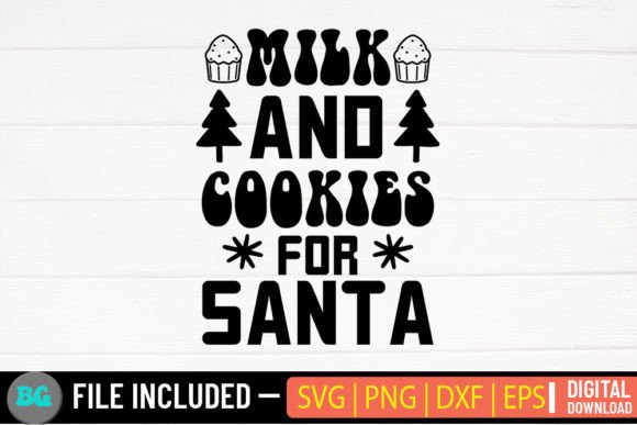 Milk Cookies for Santa SVG Design Review
