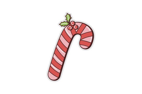 Retro Nostalgic Candy Cane - Sticker Review